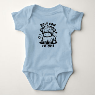 Heilige Koe Ik Ben Schattig voor Baby Bliss Romper
