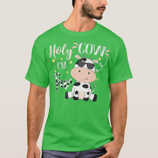 Heilige Koe Ik ben vier Koe Boerderij Theme Dag vi T-shirt