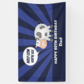 Heilige Koe Je bent 60 Funny Cute Happy 60th Birth Spandoek (Verticaal)