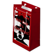 Heilige Koe Kerstmis GB Klein Cadeauzakje (Achterkant Gekanteld)