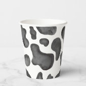 Heilige Koe Roze koe print baby shower Boeken voor Papieren Bekers (Achterkant)