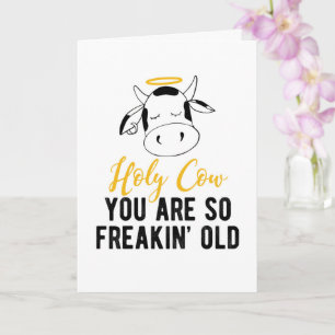Heilige Koe, U bent zo'n verdomde oude Kaart