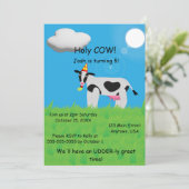 Heilige KOE Verjaardag Kaart (Staand voorkant)