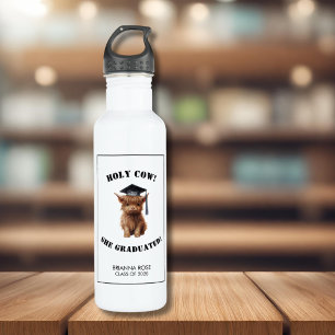 Heilige Koe! Wit Afstuderen Waterfles