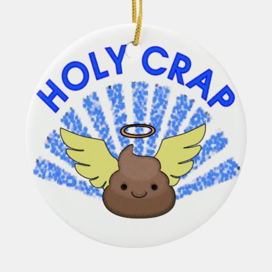 Heilige Krap Keramisch Ornament (Voorkant)