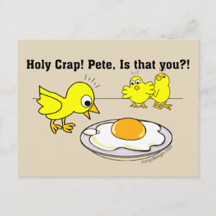 Heilige krap! Pete, ben jij dat? Beige Briefkaart