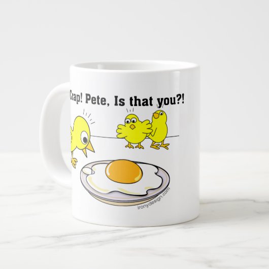 Heilige krap! Pete, ben jij dat? Grappig Extra Grote Beker (Voorkant links)