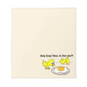 Heilige krap! Pete, ben jij dat? Grappig Notitieblok (Voorkant)