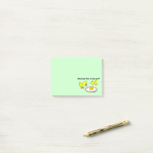 Heilige krap! Pete, ben jij dat? Post-it® Notes (Op bureau)