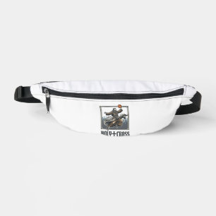 Heilige Kruis Vintage Basketbal Religieus T-shirt Heuptasje