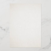 Heilige kruisbaptisme Folie Uitnodiging (Achterkant)