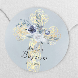 Heilige Kruisbaptisme Ronde Sticker