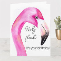 heilige kudde het is je verjaardag flamingo groete