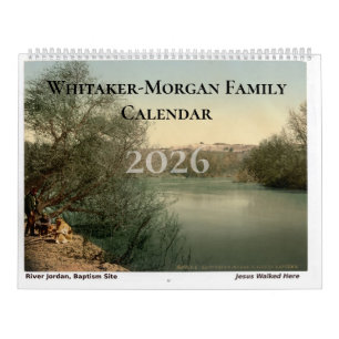 Heilige Land Bijbel Scènes Christelijke Kerk Famil Kalender