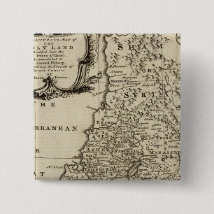 Heilige Land Vierkante Button 5,1 Cm