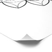 Heilige Leeuw, B01/BW. Perfect Poster (Hoek)