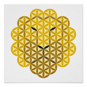 Heilige Leeuw - Lion of Life SMLB. Perfect Poster