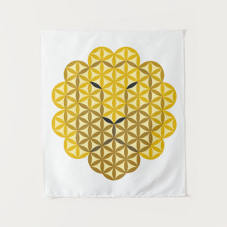 Heilige Leeuw - Lion of Life SMLB. Wandkleed