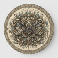 Heilige Lotus Mandala Vintage Spirituele Kunst
