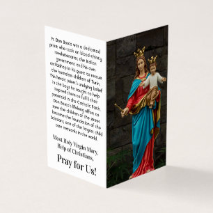 Heilige Maagd Maria, Helpster der Christenen, Gebe Kaart