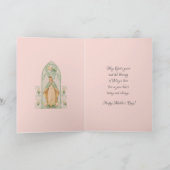  Heilige Maagd Maria Moederdag Kaart (Binnen)