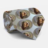 Heilige Maagd Maria op Blauw Stropdas (Opgerold)