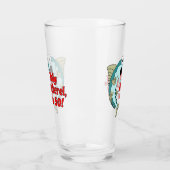 Heilige Mackerel Ik ben 50 Funny Gevist Glas (Links)