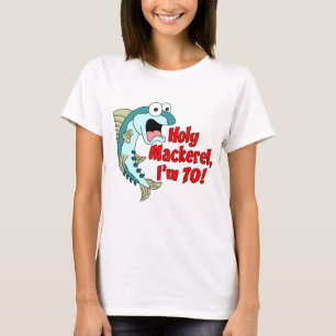Heilige makreel ik ben 70 t-shirt