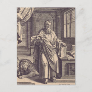 Heilige Marcus de Evangelist Apostolische Inkt Hei Briefkaart