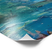 Heilige Maria en Jezus Expressionisme Foto Afdruk (Hoek)