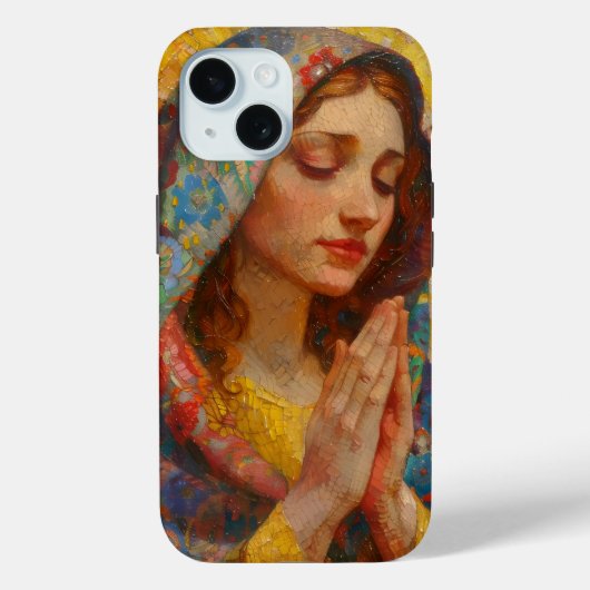 Heilige Maria Gebed Impressionisme Case-Mate iPhone Case (Achterkant)