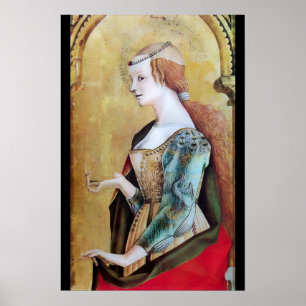 HEILIGE MARIA MAGDALENA 2 Goud,Rood Poster