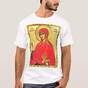 Heilige Maria Magdalena orthodox icoon T-shirt