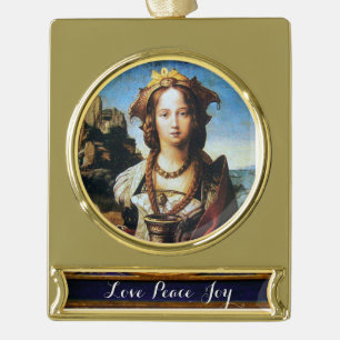 HEILIGE MARIA MAGDALENA VERGULD BANNER ORNAMENT