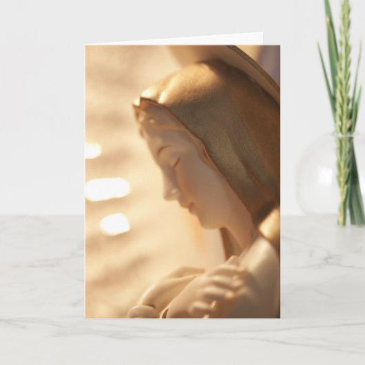 Heilige Mary Greeting/Note Kaart (Voorkant)