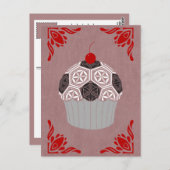 heilige meetkunde cupcake briefkaart (Voorkant / Achterkant)