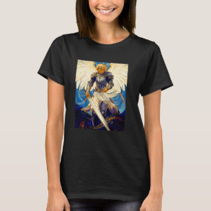 Heilige Michael Aartsengel Katholieke Christelijke T-shirt