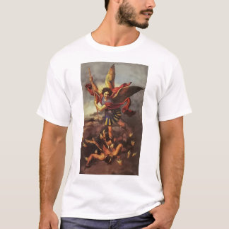 Heilige Michaël de Aartsengel, verdedig ons in de T-shirt