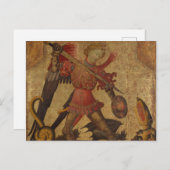 Heilige Michael en de Draak Briefkaart (Voorkant / Achterkant)