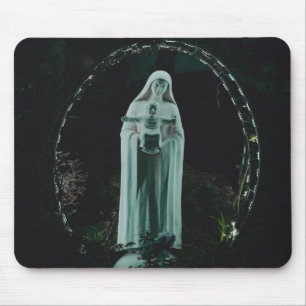 Heilige Moeder Mary en Baby Jesus Christelijk Muismat