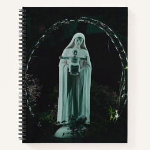 Heilige Moeder Mary en Baby Jesus Christelijk Notitieboek