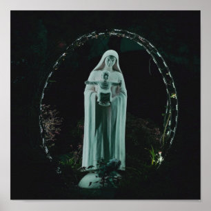 Heilige Moeder Mary en Baby Jesus Christelijk Poster