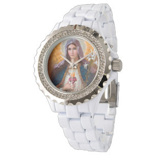 Heilige Moeder Mary Immaculate hart, St Mary, kath Horloge