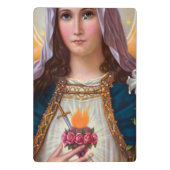 Heilige Moeder Mary Immaculate hart, St Mary, kath Mini Klembord (Achterkant)