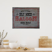 Heilige Moses Saloon Poster (Keuken)
