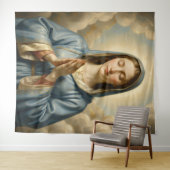 Heilige Mutter Gottes – Göttliche Liebe & Schutz Wandkleed (In Situ (horizontaal))