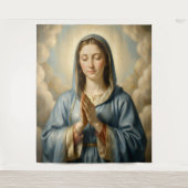 Heilige Mutter Gottes – Göttliche Liebe & Schutz Wandkleed (Voorkant)