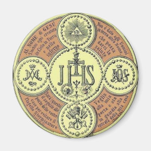 Heilige naam Emblem Magneet