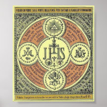 Heilige naam Emblem Poster