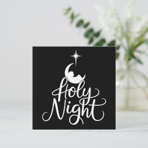 Heilige Nacht Familie Kerststal Kerstmis Feestdagenkaart
